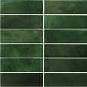 Dark Green Peel and Stick Backsplach Tile, 12"x12" Back Splash Stick on Tiles for Kitchen, Bathroom, 10 Sheets