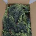 DearHouse Pine Christmas Garland,6Ft WinterArtificial Greenery Garland for Holiday Season Mantel Fireplace Table Runner Centerpiece Decor