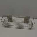 Command Shower Caddy Satin Nickel with Water Resistant Command Strips, Bathroom Organizer, Holds up to 6.5 lbs