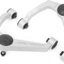 Rough Country Forged OE Upgrade Control Arms for 05-24 Nissan Frontier - 82009, Silver Finish