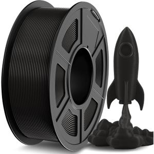 JAYO High Speed PLA Filament 1.75mm, PLA 3D Printer Filament for Fast Printing up to 600mm/s, High Flowable PLA Filament Dimensional Accuracy +/- 0.02mm, 1.1KG Spool(2.42 LBS), Black