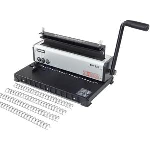 Rayson TD1222 Wire Binding Machine - 2:1 Pitch, Rectangular Holes, 220 Sheet Binding / 12 Sheet Punching Capacity
