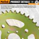 60T Rear Chain Sprocket # 40 41 420 for Coleman CT100U CC100X Mega Moto MMB80 105 Baja Doodle Bug DB30 Motovox MBX10 Mini Bike