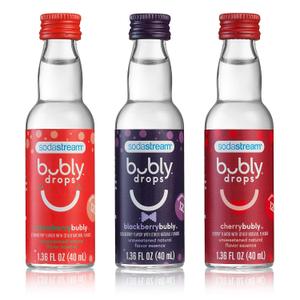 sodastream bubly Drops 3 Flavor Berry Bliss Variety, 4 Fl Oz (EXP 08/31/26)