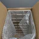 MyGift File Organizer for Desk, Brass Metal Wire Binder Holder with 8 Wide Slots, Vintage Arch Design Document Holder Rack for Home Office