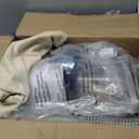 oneisall Dog Grooming Vacuum, Pet Grooming Vacuum with Clipper Nail Grinder, 1.5L Dust Cup Dog deshedding Brush with 7 Tools for Shedding Pet Hair, Home Cleaning(Blue)