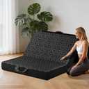 Tri Folding Mattress, 4'' Twin Memory Foam Foldable Mattress