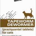 Elanco Tapeworm Dewormer (praziquantel tablets) for Cats and Kittens 6 Weeks and Older, 3-count