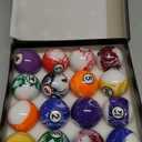 Billiard Balls Set Pool Table Balls Marble-Swirl & Classic Style 16 Ball Set