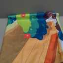 UMURILXY 10x8FT Cartoon Dog Garden Tree Backdrop, Blue Sky Ballon Birthday Polyester Photography Background for Parties, Happy Birthday Photo Booth Prop Decorations