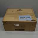 LEDIARY 20" Caged Ceiling Fan with Light and Remote, Low Profile Flush Mount Fandelier, Black Gold Bladeless Enclosed Small Fan Lights Ceiling Fixtures, Rustic Farmhouse Style for Bedroom, Outdoor