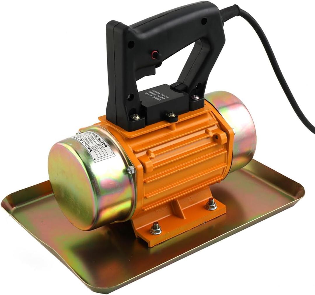 Concrete Vibrator Electric 110V 250W Portable Handheld Cement Mortar Vibrating Troweling Machine Single Phase Cement Trowel Concrete Vibrating Machine 3500RPM