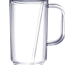 MEWAY 40 oz Acrylic Tumbler with Handle and Straw Lid，Double Wall Vacuum Reusable plastic Water Bottle Travel Mug Cup，Classic Tumblers Cupholder Friendly (1 Pack)