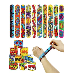 Slap Bracelets for Kids 40PCS
