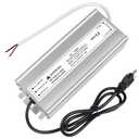 LightingWill LED Driver 100 Watts Waterproof IP67 Power Supply Transformer, 90-265V AC to 12V DC Low Voltage Output, Adapter with 3-Prong Plug 3.3 Feet Cable for Outdoor Use, Computer Project
