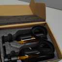 Glass Kitchen Soap Dispenser Set with Ceramic Tray,16.9 floz Hand and Dish Soap Dispenser for Kitchen and Bathroom Decor (Amber Bottles + Black Pumps)