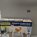 PetSafe ScoopFree Crystal Complete Smart Self-Cleaning Litter Box, WiFi | 2.4 GHz WiFi & App Enabled, Hands-Free Automatic Cleaning, Superior Odor Control, Includes 1 Disposable Crystal Litter Tray