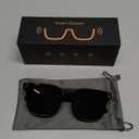 AI Smart Glasses with Camera  1080P HD Video & Audio, Real-Time Translation, ChatGPT Assistant, Bluetooth Smart Sunglasses with Noise Reduction, Prescription Lenses Compatible