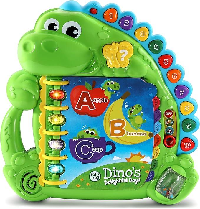 LeapFrog Dino's Delightful Day Alphabet Book, Green