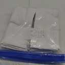 PurpleEssences Set of 12 Hemstitch Cloth Dinner Napkins 100% Cotton - Soft Durable Washable - Ideal for Wedding Fall Thanksgiving - Perfect Everyday Use Table Linen 18x18 - White