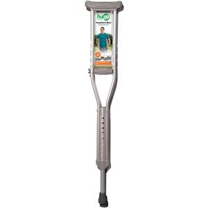 Hugo Mobility Adjustable Crutches for Walking, Tall Adult Walking Crutches, Comfortable Lightweight Crutches with Underarm Pad and Hand Grip