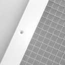 HVAC Premium 12'' x 22'' or 22'' x 12'' Cube Core Eggcrate Return Air Grille - Aluminum Rust Proof - HVAC Vent Duct Cover - White [Outer Dimensions: 14.75]