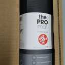 Manduka PRO Yoga Mat 71" - 6mm | Lifetime Durability | Hygenic Construction | Premium Studio Quality | Teacher Approved | 71 x 26 inches | Black