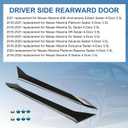 C-Pillar Windshield Outer Trim Set (Left & Right) Rear Quarter Panel Replacement for Nissan Maxima 2016 2017 2018 2019 2020 2021 Rear Passenger & Driver Side 78873-9DJ1A 78872-9DJ1A