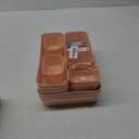 Spacesaver 20-Piece Plastic Drawer Organizer Set  Office, Makeup, Vanity, Bathroom & Desk Drawer Storage Trays  Stackable, Durable PP Bins in Multiple Sizes for Home & Office Organization (Pink)