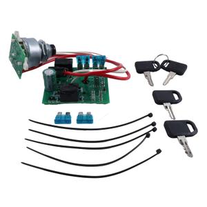 Ignition Switch Module w/2 Keys AM119999 AM124137 AM131841 Compatible with John Deere 325, 335, 345 w/Serial Numbers 0000001 Through 070000, Serial No.0-70000