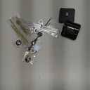 2Pcs Quartz Clock Mechanism Kit, Wall Clock Mechanisms Mattery Powered Replacement, Clock Movement Parts Motor Replacement DIY Repair Parts with 5 Set Hands (No Battery)