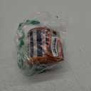 Reliant Ribbon 93974W-982-10D Boo Embroidered Buffalo Dupioni Check Wired Edge Ribbon, 4 Inch X 5 Yards, White/Black