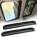 XQSMWF 2Pcs Front & Rear Sunroof Sunshade Cover 54102757016, 54102755849 Fits Mini Cooper R55 R56 2006-2015 Black Panoramic Sunroof Shade Car Sunroof Shade Cover Assembly Roller Blinds
