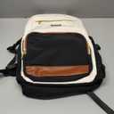 LOVEVOOK Laptop Backpack for Women with Pouch Pocket for Large Capacity Cup,15.6 Inch Laptop Computer Bag Travel Backpack Purse,Waterproof Work Business Backpack College Teacher Bags,Beige-Black-Brown