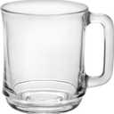 Duralex - Lys Stackable Clear Mug 310 ml (10 7/8 oz) Set Of 6
