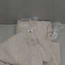 LAMIT Natural 100% Blackout Linen Curtains, 48 Inches Linen Textured Thermal Bedroom Drapes Back Tab and Rod Pocket Neutral Panels with White Liner for Windows, 2 Panels, 42 x 48 Inch, Oatmeal