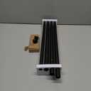 TONIAL Curtain Rod 32 to 58 Inch(2.6-4.8ft), Telescoping Splicing 3/4 Drapery Rods for Windows 20 to 53 Inch(1.7-4.4ft), Decorative Single Rod with Small Cap Finial, Black