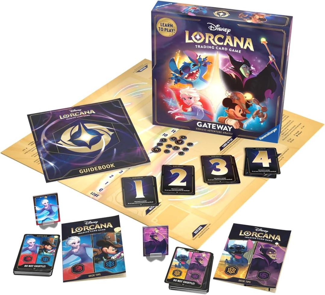 Ravensburger Disney Lorcana TCG: Gateway Board Game | Introductory Trading Card Game Experience for Ages 8+ | Learn to Play Disney Lorcana | Fun for New Players & Families