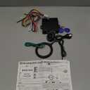 Car Push Engine Start Button Kit, Upgrade Push to Start Ignition Kit, Smart Keyless Go System for Most DC12V Cars