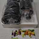 Juicer Machines Easy to Clean, with Wide Mouth & Large Feed Chute, Cold Press Juicer For Whole Fruits & Vegetables, Slow Masticating Self Feeding for Juice Extractor Machine, High Juice Yield (Medium, Premium Black)