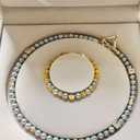 Jewelry Velvet Box Pearl Necklace Earring Bracelet Gift Display Case Wedding Jewelry Storage Holder (Beige For Pearl Necklace Bracelet)