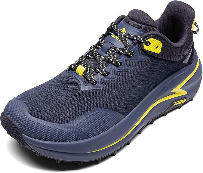 NORTIV 8 Men's Wide Toe Box Trail Running Shoes Cushion Walking Barefoot Tennis Workout Gym Cross Training Shoe Fashion Sneakers Whitney,9.5