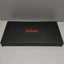 RedThunder K10 Wireless Gaming Keyboard and Mouse Combo, RGB Backlit Rechargeable 3800mAh Battery, Mechanical Feel Anti-ghosting Keyboard + 7D 3200DPI Mice for PC Gamer(White Pudding)