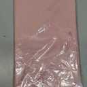 Pureegg Plastic Table Runners Disposable 12 Pack, 14 x 108 Inch Table Runner, Wedding Party, Decorative Table Runner, Rectangle, Light, Pastel Plastic Cover, Leakproof & Sturdy, Dusty Pink
