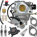Carburetor Fits for Honda GX620 GX610 18Hp 20Hp V-Twin Horizontal Engine Replace for 16100-ZJ0-871 16100-ZJ1-872 Carb with Fuel Pump