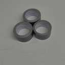 XUXU 3 Pack Duct Tape Heavy Duty Waterproof, Strong Adhesive Silver Duct Tape Bulk for Indoor Outdoor Repairs Tear by Hand, 60 Yards x 2 Inch Total