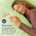 King Pillow Cases Set of 4 - Ultra Soft Hotel Quality Pillowcase Covers - Comfy, Cozy & Wrinkle Free - Shrinkage & Fade Resistant - Machine Washable Pillow Protectors - 4 Piece Set - Light Sage Green