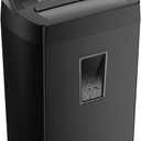 Bonsaii 12 Sheet Paper Shredder for Home Office, Heavy Duty Cross Cut Shredder with 5.5 Gal Pullout Bin, Home Shredder for CDs/Credit Card/Document/Mail, P-4 Security Level