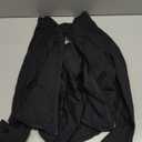 AVGO Women's Cropped Running Workout Jackets Zip Slim Fit Athletic Tops with Thumb Holes (Black, S)