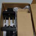 Estmoon Entry Door Handle, Black Door Knob with Lock and Key, Entrance Front Door Lock Heavy Duty Keyed Exterior Door Knob for Bedroom, Bathroom, Front Door, Office, 1 Pack